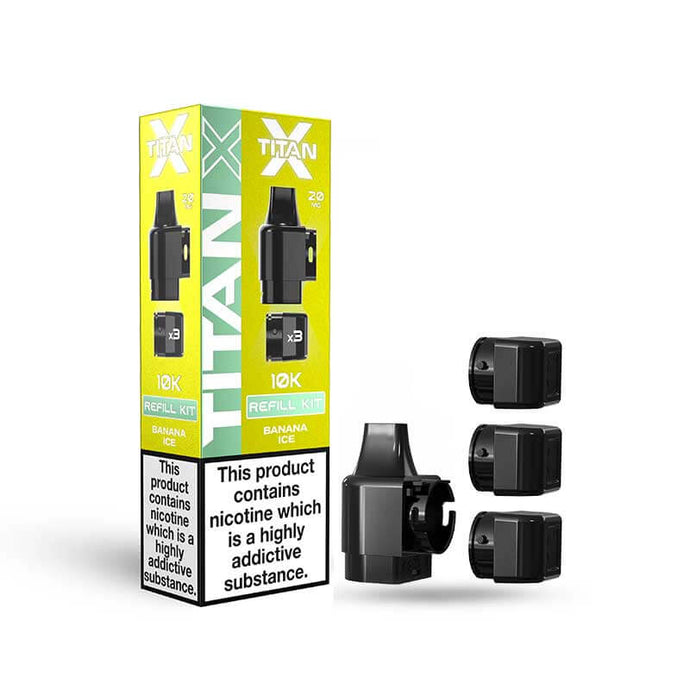 Titan X Prefilled Replacement Pods | Banana Ice