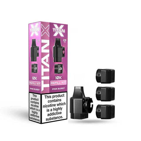 Titan X Prefilled Replacement Pods | Pink Burst