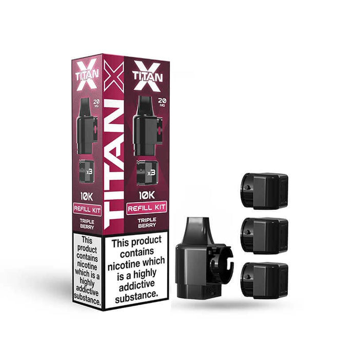 Titan X Prefilled Replacement Pods | Triple Berry