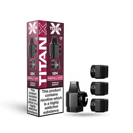 Titan X Prefilled Replacement Pods | Triple Berry