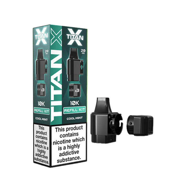 Titan X Prefilled Replacement Pods | Cool Mint