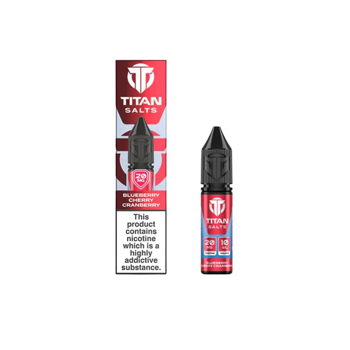 Titan 10ml Nic Salts | Blueberry Cherry Cranberry
