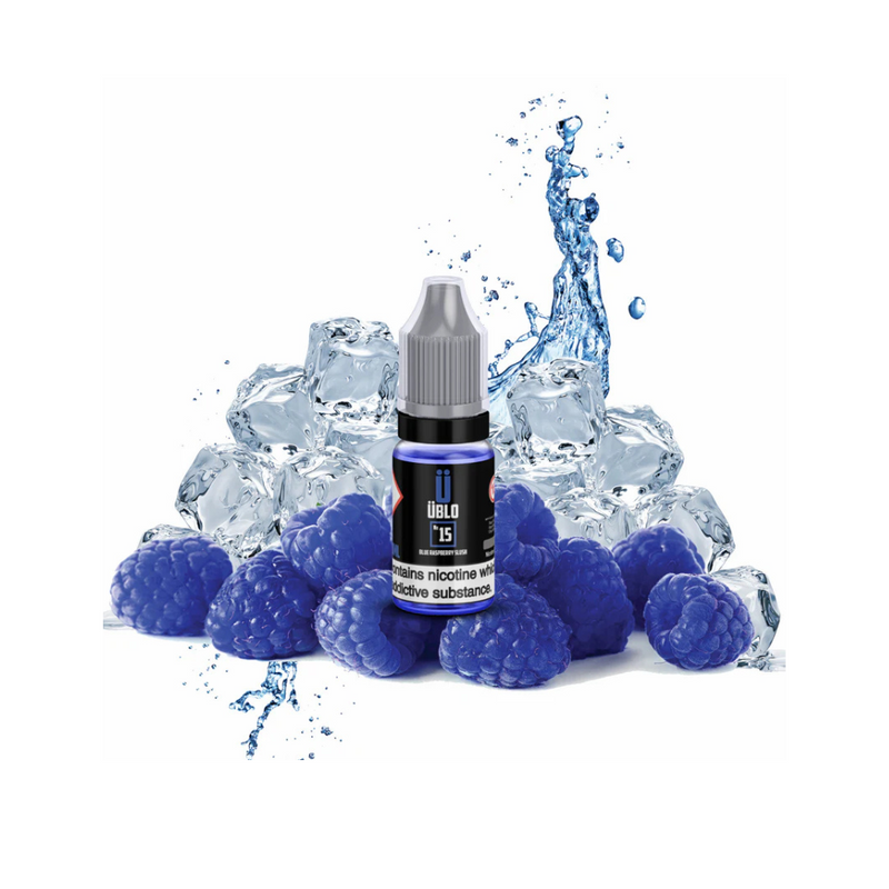 Load image into Gallery viewer, UBLO No15 10ml E-liquid | Blue Raspberry Slush (BLUE SLUSH)
