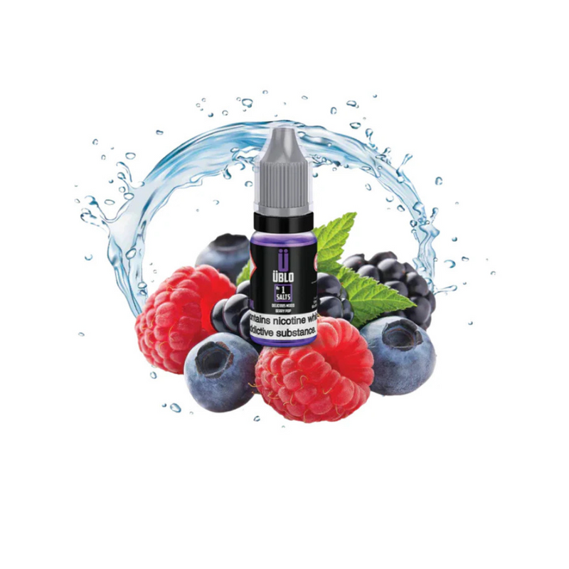 Load image into Gallery viewer, UBLO No1 10ml E-liquid | Mixed Berry Pop (VIMTO)
