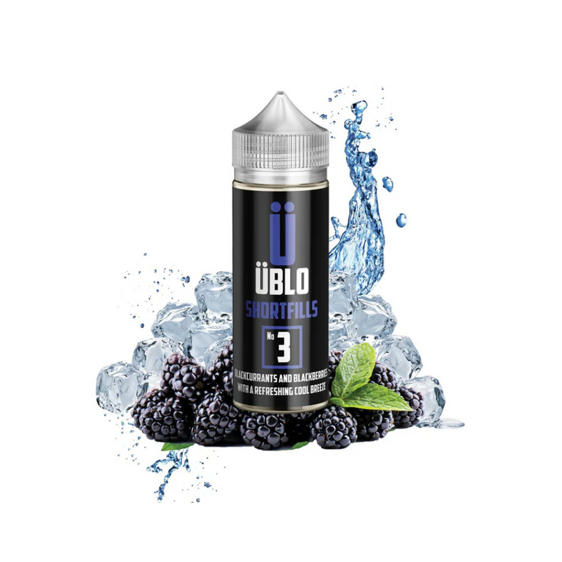 Load image into Gallery viewer, UBLO No3 50ml E-liquid | Blackcurrant/Blackberry Menthol (PURPLE RAIN)

