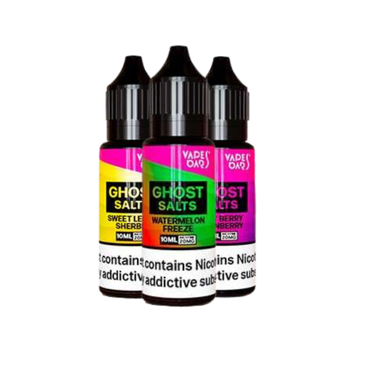 Vapes Bars Ghost Salts 10ml Nic Salts | Sweet Apple Burst Ice