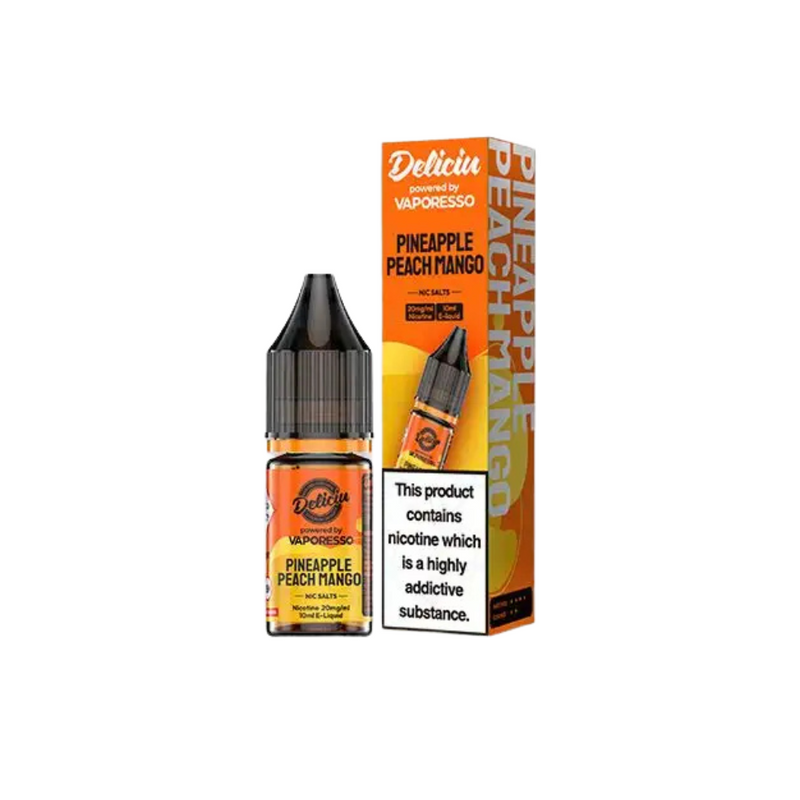 Load image into Gallery viewer, Vaporesso Deliciu 10ml Nic Salts | Pineapple Peach Mango
