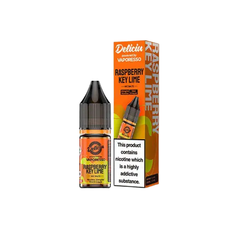 Load image into Gallery viewer, Vaporesso Deliciu 10ml Nic Salts | Raspberry Key Lime
