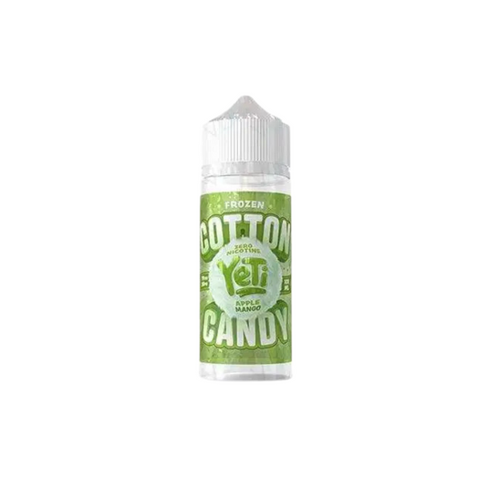 Yeti 100ml Shortfill | Frozen Cotton Candy Apple Mango