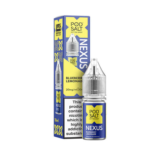 Pod Salt Nexus 10ml Nic Salts | Blueberry Lemonade