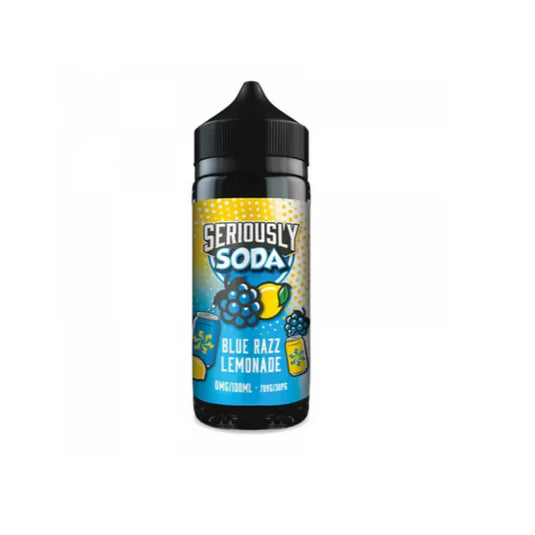 Doozy Seriously Soda E-liquid 100ml Shortfill 70/30 | Blue Razz Lemonade