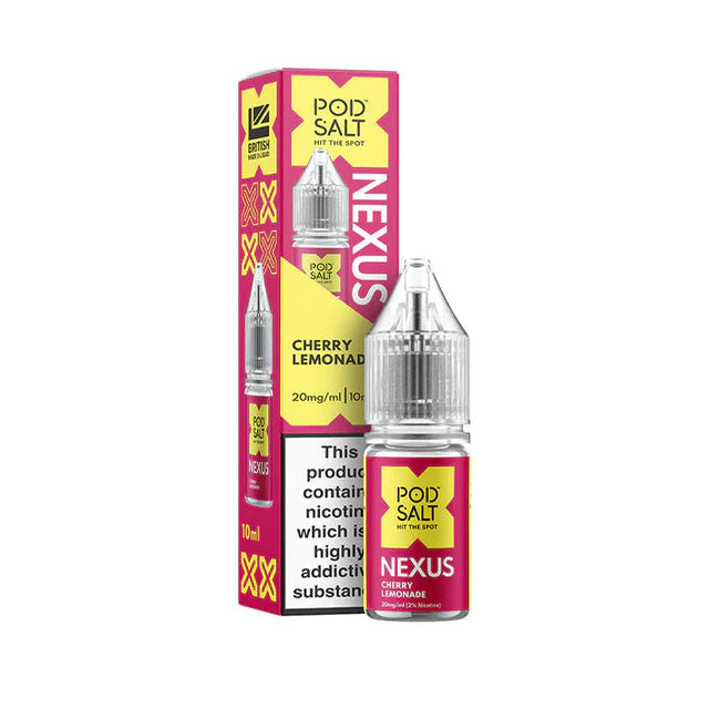Pod Salt Nexus 10ml Nic Salts | Cherry Lemonade