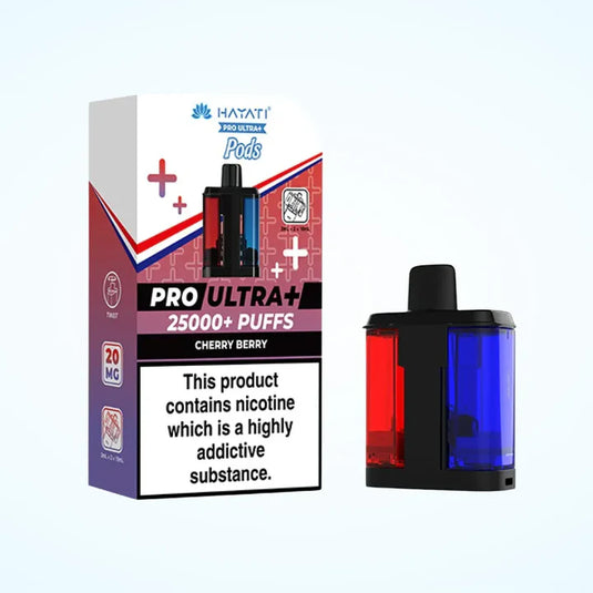 Hayati Pro Ultra Plus 25K Prefilled Replacement Pod | Cherry Berry