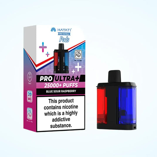 Hayati Pro Ultra Plus 25K Prefilled Replacement Pod | Blue Sour Raspberry