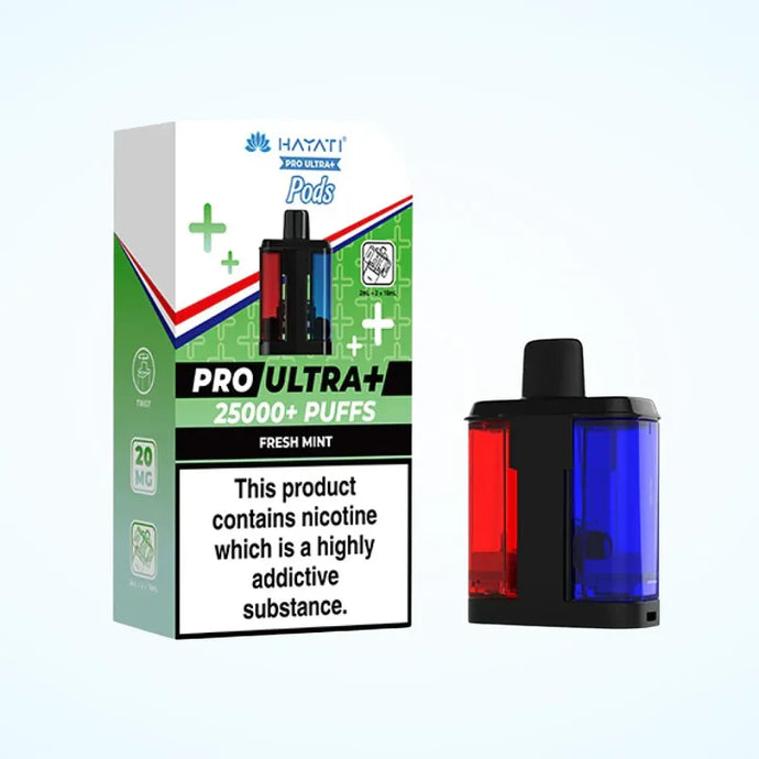Hayati Pro Ultra Plus 25K Prefilled Replacement Pod | Fresh Mint