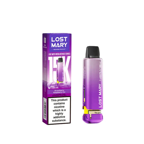 Lost Mary Nera Fullview Prefilled Replacement Pod | Strawberry Raspberry Ice